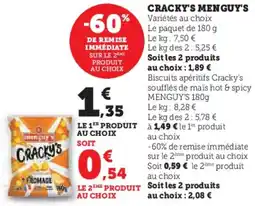 Hyper U Cracky's fromage offre