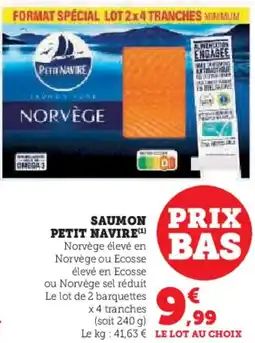 Hyper U Saumon petit navire offre