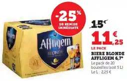 Hyper U Biere blonde affligem 6,7° offre