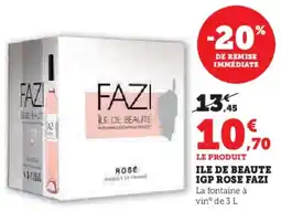 Hyper U Ile de beaute igp rose fazi offre