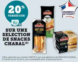 Hyper U CHARAL Sur une selection de snacks offre