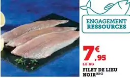 Hyper U Filet de lieu noir offre
