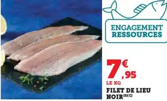 Hyper U Filet de lieu noir offre