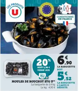 Hyper U U Moules de bouchot stg offre