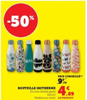 Hyper U Bouteille isotherme offre