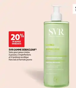 Auchan SVR Gamme sebiaclear offre