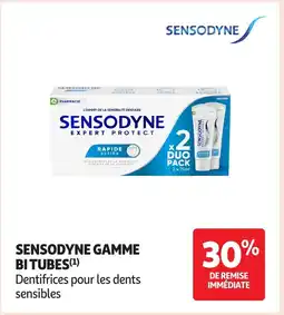 Auchan SENSODYNE Gamme bi tubes offre