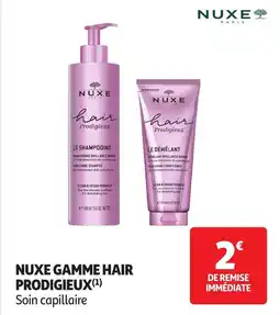 Auchan NUXE Gamme hair prodigieux offre