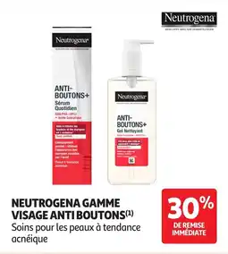 Auchan NEUTROGENA Gamme visage anti boutons offre