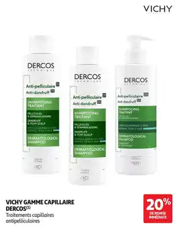 Auchan DERCOS Vichy gamme capillaire offre