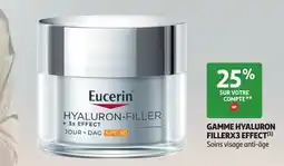 Auchan EUCERIN Gamme hyaluron fillerx3 effect offre
