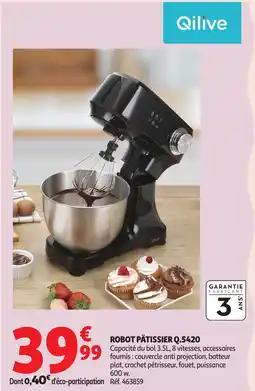 Auchan QILIVE Robot pätissier q.5420 offre