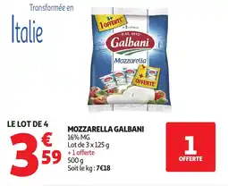 Auchan GALBANI Mozzarella offre