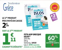 Auchan ISLOS Feta aop grecque offre
