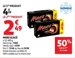 Auchan MARS Glacé offre