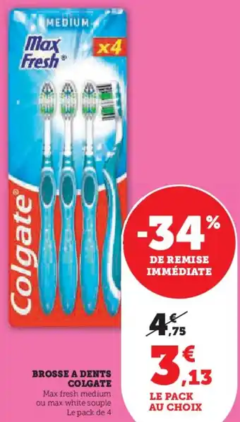 U Express Brosse a dents colgate offre