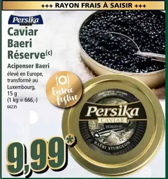 Caviar Baeri Réserve