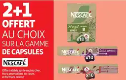 Auchan NESCAFÉ Sur la gamme de capsules offre