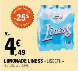 E.Leclerc LIMONADE LINESS LISBETH offre