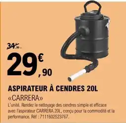 E.Leclerc ASPIRATEUR À CENDRES 20L offre