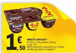 E.Leclerc DANETTE CHOCOLAT offre