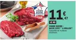 E.Leclerc Viande bovine : basse côte** à griller offre