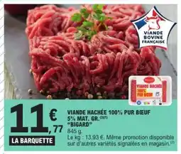 E.Leclerc Viande Hachée 100% Pur Bœuf offre