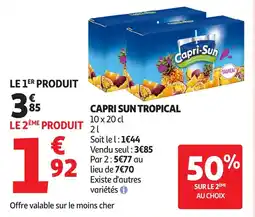 Auchan CAPRI SUN Tropical offre
