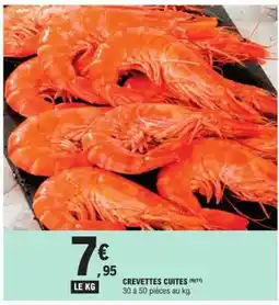 E.Leclerc CREVETTES CUITES offre