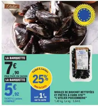 E.Leclerc MOULES DE BOUCHOT offre