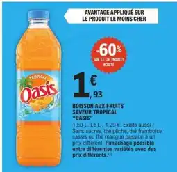 E.Leclerc Oasis Tropical offre