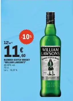 E.Leclerc William Lawson's offre