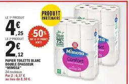 E.Leclerc Mimosa Confort Papier Toilette offre