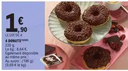 E.Leclerc 4 DONUTS offre