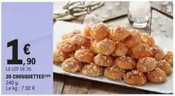 E.Leclerc 20 CHOUQUETTES offre