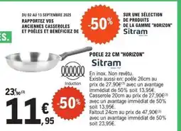 E.Leclerc Poele 22 cm Horizon offre