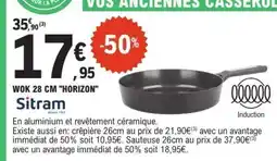 E.Leclerc WOK 28 CM HORIZON offre