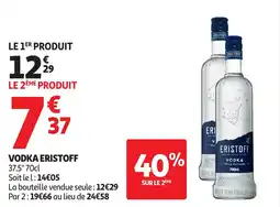 Auchan ERISTOFF Vodka 37.5° offre