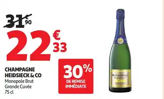 Auchan HEIDSIECK & CO Champagne offre