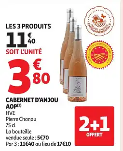 Auchan Cabernet d'anjou aop offre