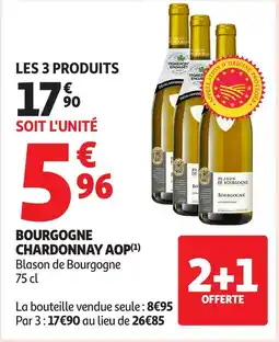 Auchan CHARDONNAY Bourgogne aop offre