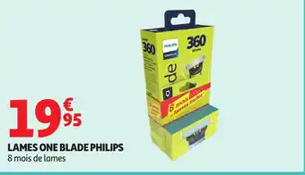 Auchan PHILIPS Lames one blade offre