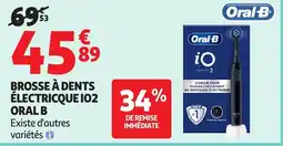 Auchan ORAL B Brosse à dents electricque 102 offre