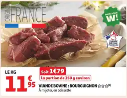 Auchan Viande bovine bourguignon offre