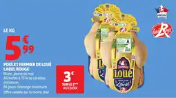 Auchan LABEL ROUGE Poulet fermier de loué offre