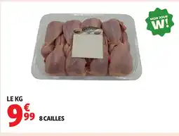 Auchan 8 cailles offre