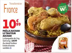 Auchan AUCHAN Paëlla le traiteur offre