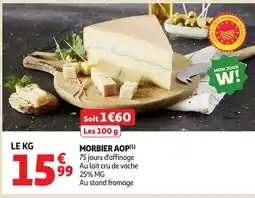 Auchan Morbier Aop offre