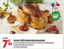 Auchan Poulet rôti dans nos magasins offre