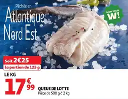 Auchan Queue de lotte offre